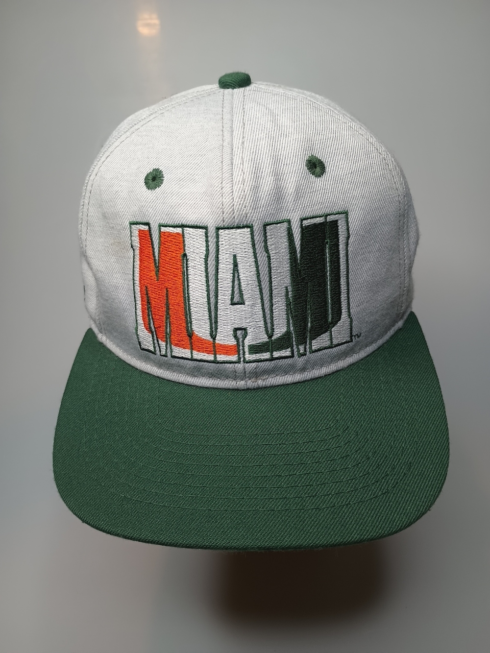 Vintage Miami Hurricanes Snapback Hat.